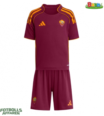 AS Roma Hemmaställ Barn 2025-26 Kortärmad (+ Korta byxor)